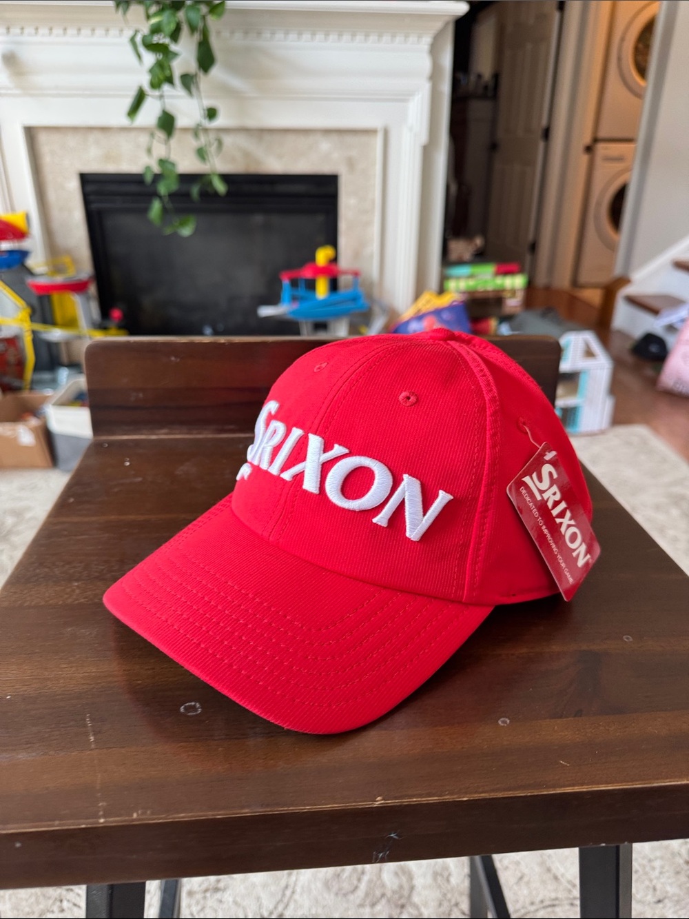 Srixon Red Golf Logo Baseball Cap - Men's Adjustable Hat